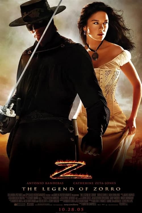 The Legend of Zorro film posteri