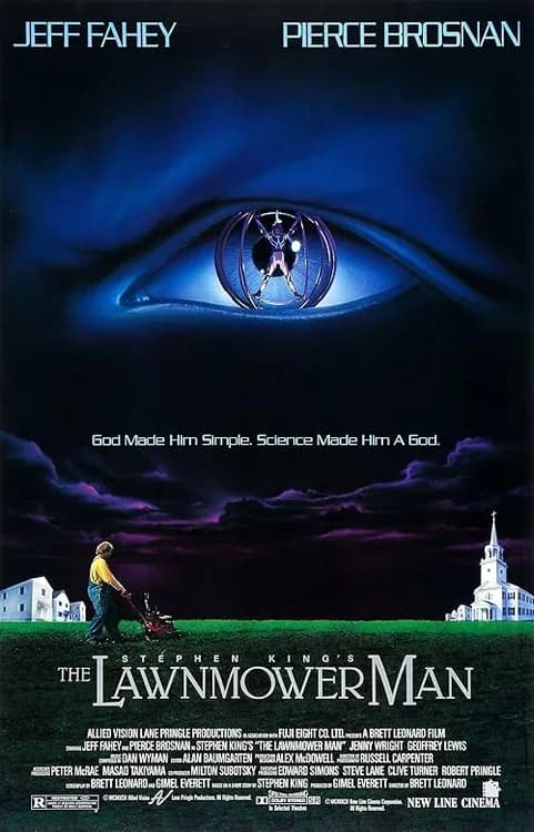The Lawnmower Man film posteri