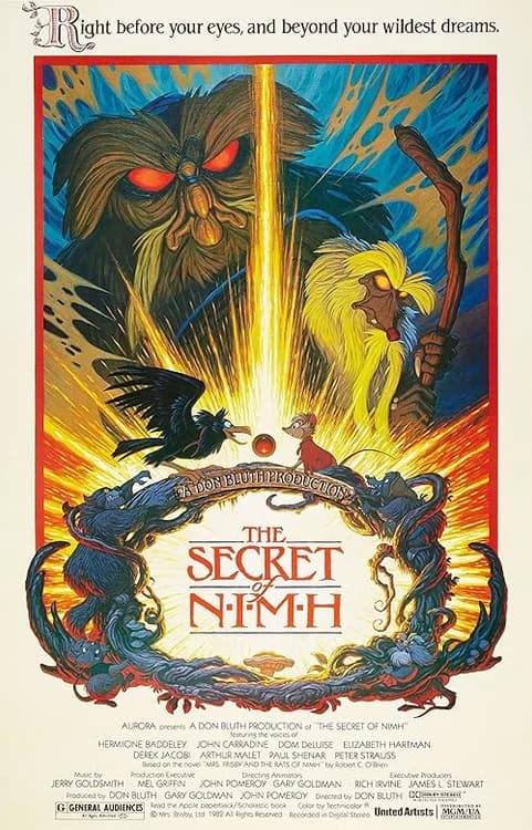 The Secret of NIMH film posteri